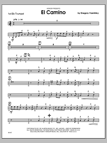 El Camino - 1st Bb Trumpet 