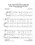 Come, Thou Fount of Every Blessing (with "Come, Thou Long-Expected Jesus")