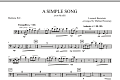 A Simple Song (from Mass) - Baritone B.C.