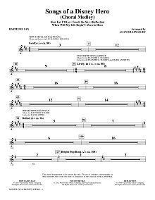 Songs of a Disney Hero - Baritone Sax 