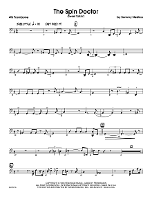 The Spin Doctor (Sweet Talkin') - 4th Trombone 