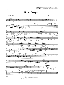 Piccolo Espagnol - 3rd Bb Clarinet 
