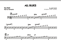 All Blues - Bass Clef Solo Sheet