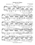 Prelude In A Major, Op. 32, No. 9
