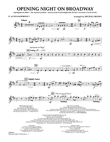 Opening Night on Broadway - Eb Alto Saxophone 2 