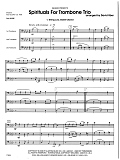 Spirituals For Trombone Trio - Full Score