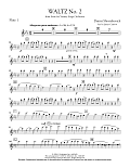 Waltz No. 2 (from Suite For Variety Stage Orchestra) - Flute 1