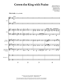Crown the King with Praise - Full Score 
