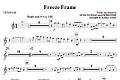 Freeze Frame - Bb Tenor Saxophone