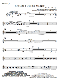 He Made A Way In A Manger - Bb Clarinet 1,2