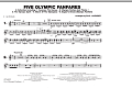 Five Olympic Fanfares - Eb Alto Sax