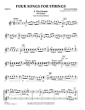 Four Songs for Strings - Violin 1 A