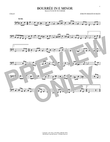 Bourree In E Minor 