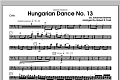 Hungarian Dance, No. 13 - Cello