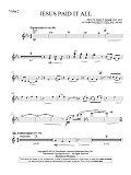 Jesus Paid It All - Violin 2