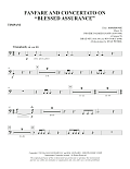 Fanfare and Concertato on "Blessed Assurance" (arr. Brad Nix & Jon Paige) - Timpani