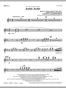 Joyful, Joyful - Flute 