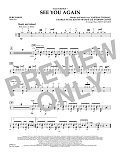 See You Again - Percussion