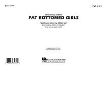 Fat Bottomed Girls - Conductor Score (Full Score) 