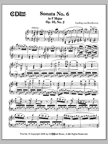 Sonata No. 6 In F Major, Op. 10, No. 2 