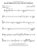 Dear Christians, One And All, Rejoice - Bb Trumpet 1