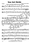 Three Bach Chorales - Trombone