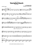 Triumphal March (from Aida) - 3rd Bb Trumpet