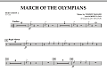 March Of The Olympians - Percussion 2