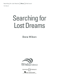 Searching for Lost Dreams - Conductor Score (Full Score)
