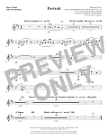 Portrait (Large Ensemble) (arr. Joseph M. Martin) - Bass Clarinet (sub. Bassoon)