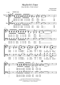 Maybe It's Time (arr. Dom Stichbury)