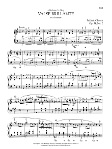 Valse brillante in A minor, Op. 34, No. 2 