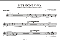 He's Gone Away (An American Folktune Setting for Concert Band) - Bb Trumpet 3