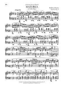 Mazurka in A-flat Major, Op. 41, No. 3 
