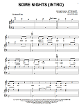 Some Nights (Intro)