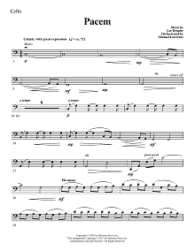 Pacem - Cello 