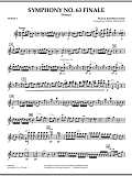 Symphony No. 63 Finale (Presto) - Violin 1