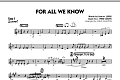 For All We Know - Reed 3 (Clarinet)