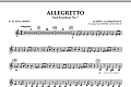 Allegretto (from Symphony No. 7) - Eb Alto Clarinet