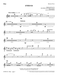 Unto Us - Flute 