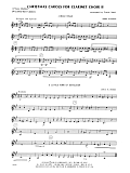 Christmas Carols For Clarinet Choir II - Bb Clarinet/Bass Clarinet