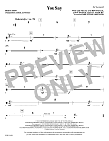 You Say (arr. Heather Sorenson) - Percussion