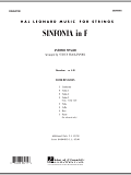 Sinfonia In F - Conductor Score (Full Score)