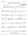 Sleep Little Lion, Sleep Little Lamb - Trombone 1 & 2