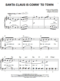 Santa Claus Is Comin' To Town [Jazz version] (arr. Phillip Keveren)