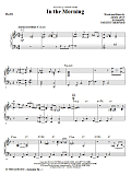 In The Morning - Piano
