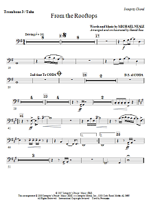 From The Rooftops - Trombone 3/Tuba 