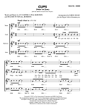 Cups (When I'm Gone) (from Pitch Perfect) (arr. Kirby Shaw)