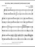 We Sing The Almighty Power Of God - Percussion 1 & 2