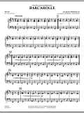 Barcarolle - Piano
